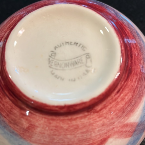 Vernonware "Calico Plaid" Creamer  - Excellent Vintage Condition - Picture 7 of 7